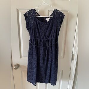Motherhood Maternity - Navy Blue Dress - Size Small